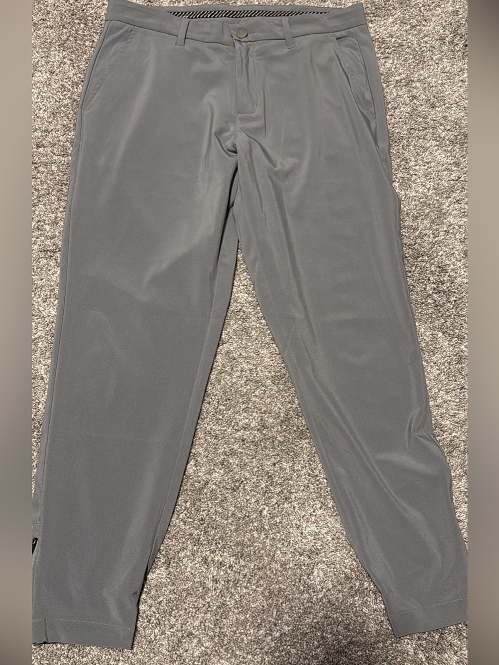 Men's Gray Primo Joggers Golf Performance Pants 32